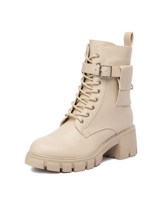 DeeZee DeeZee Schnürschuhe 17193-13 Beige