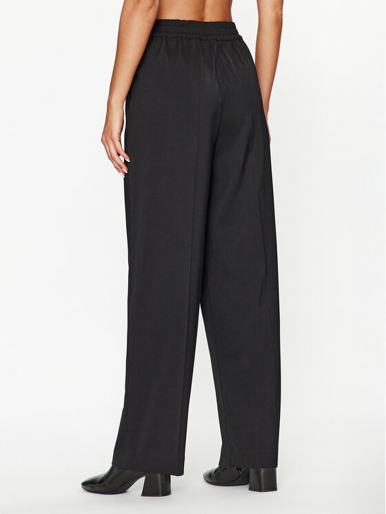 Samsøe Samsøe Samsøe Samsøe Штани з тканини Julia F23100048 CLR000021 Чорний Relaxed Fit