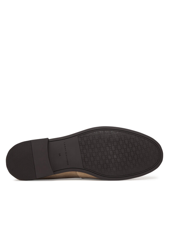 Tommy Hilfiger Tommy Hilfiger Lords Flexible Slim Suede Loafer FM0FM05745 Bej