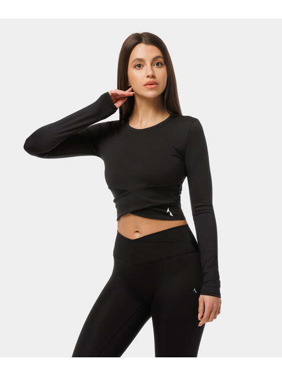 Carpatree Carpatree Top Crossover top Czarny Fitted Fit