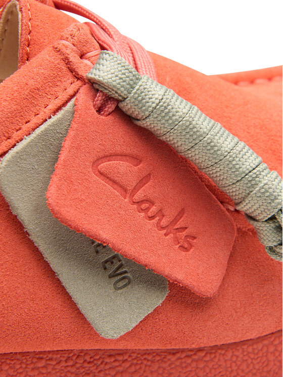 Clarks Clarks Polobotky WallabeeEVOSh 26181403 Korálová
