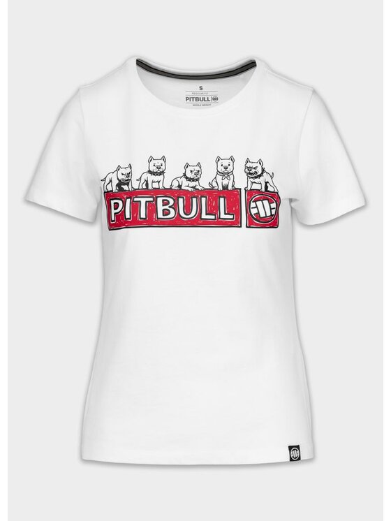 PITBULL PITBULL T-Shirt SOFTBITE Biały Regular Fit