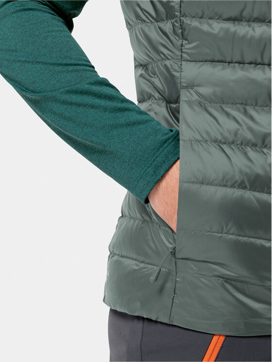 Jack Wolfskin Jack Wolfskin Prsluk Pilvi 1207711 Zelena Regular Fit