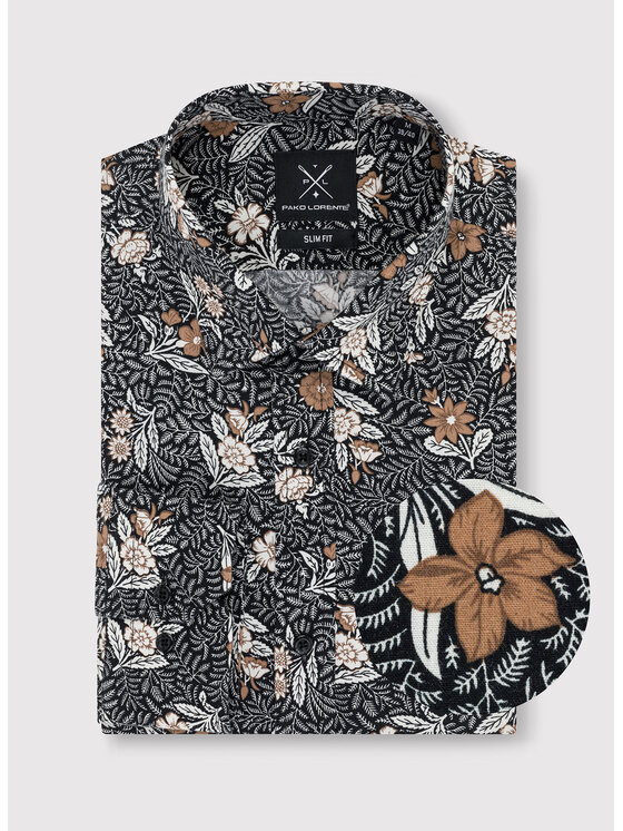Pako Lorente Pako Lorente Koszula P23WN-1X-008 Czarny Slim Fit