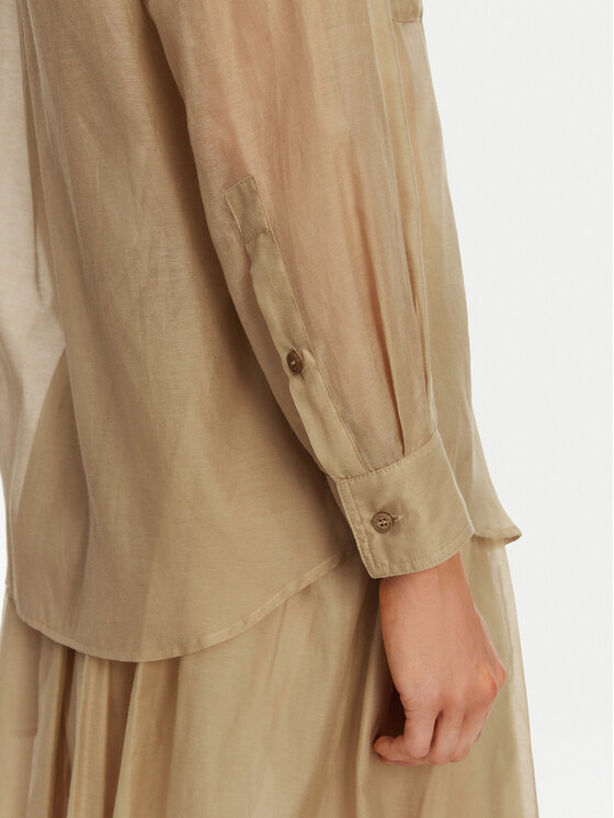 Marella Marella Camicia Cennare 2513111025 Beige Regular Fit