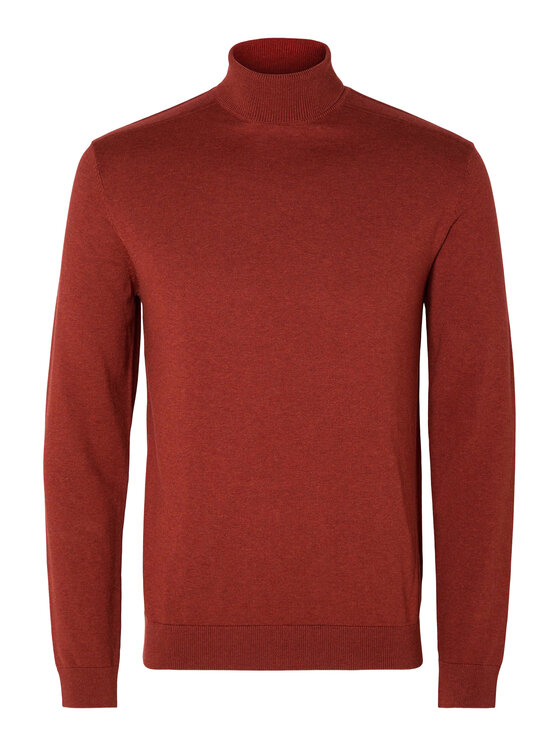 Col roulé orange homme online