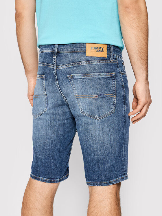 Tommy Jeans Džinsiniai šortai Scanton DM0DM10558 Tamsiai mėlyna Slim Fit •  Modivo.lt