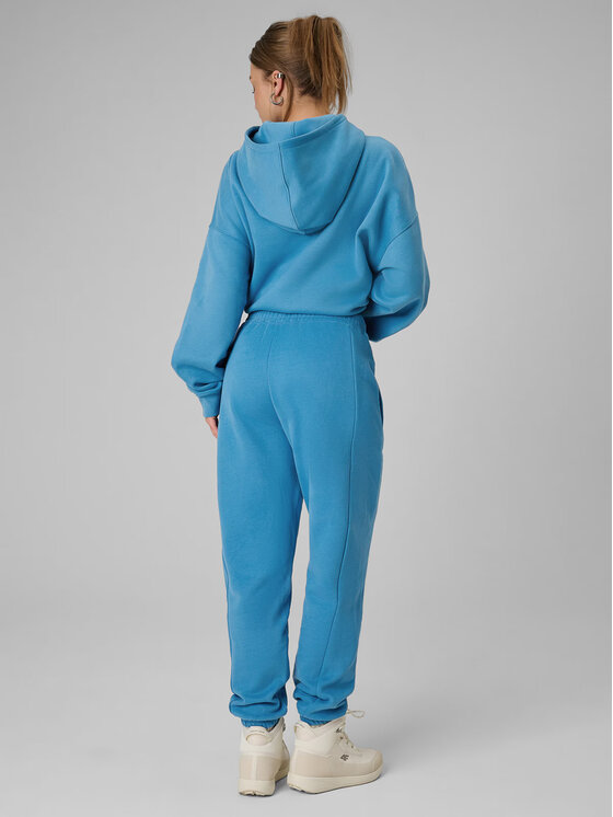 4F 4F Spodnie dresowe 4FRSS26TTROF1724-32S Granatowy Jogger Fit