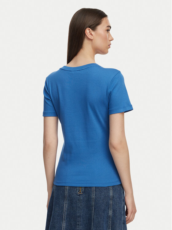 Tommy Hilfiger Tommy Hilfiger Marškinėliai New Cody WW0WW40584 Mėlyna Slim Fit