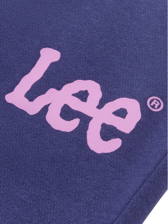 Lee Lee Долнище анцуг Wobbly Graphic LEG5097 Син Regular Fit