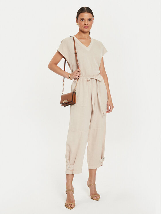 ViCOLO ViCOLO Μπλουζάκι TB2083 Μπεζ Regular Fit