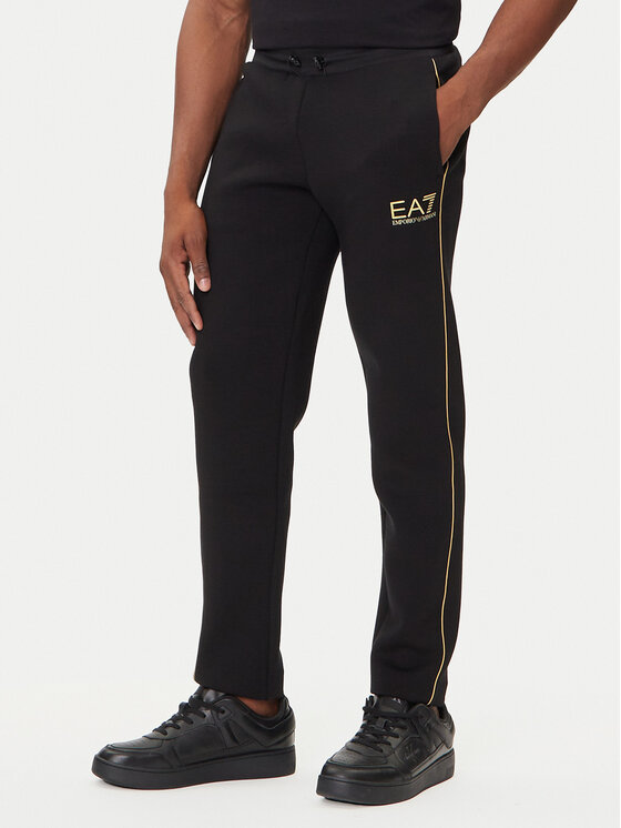 EA7 Emporio Armani Spodnie dresowe 7M000672 AF14146 UC001 Czarny Slim Fit