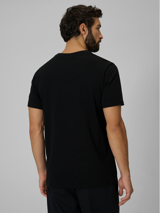 4F 4F T-Shirt ESSENTIAL 2 Czarny Regular Fit
