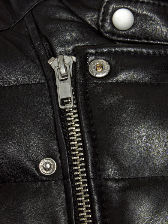 Serge Pariente Serge Pariente Шкіряна куртка Gladiator Doudoune Чорний Slim Fit