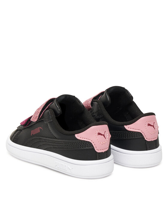 Puma Puma Sneakersy Smash 3.0 L Glitter Velcro V Inf 395610 07 Czarny