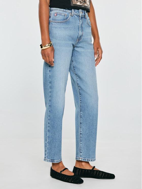 BIG STAR BIG STAR Jeansy BETTY Niebieski Tapered Fit