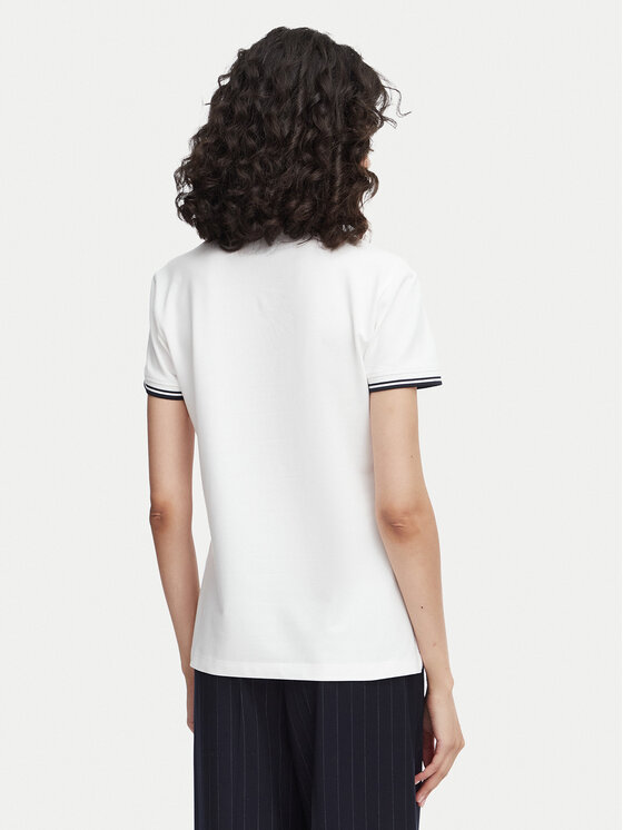 Beverly Hills Polo Club Beverly Hills Polo Club Поло P-SS26W-P0300 Білий Regular Fit
