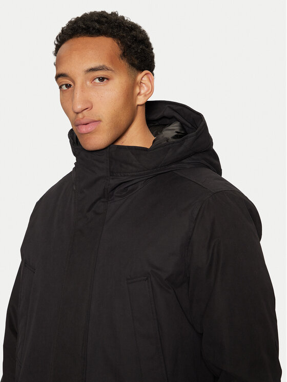 United Colors Of Benetton United Colors Of Benetton Parka 26UWUN061 Czarny Regular Fit