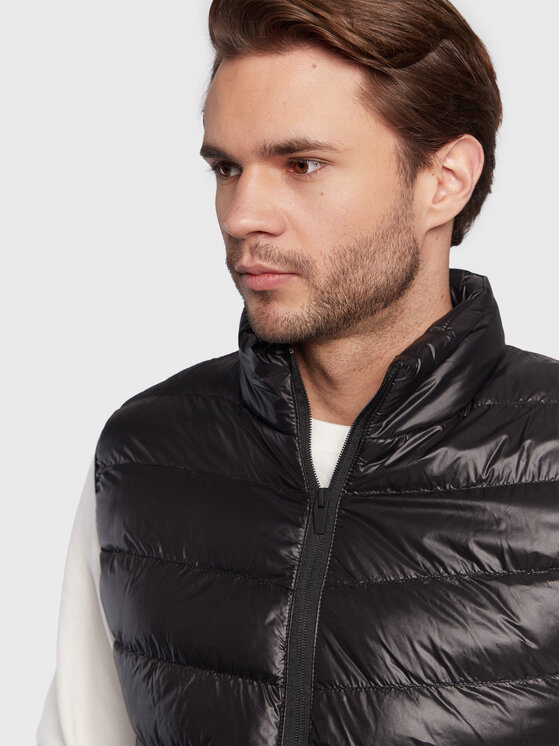 Brave Soul Brave Soul Жилет MJK-CHADSHINE Чорний Regular Fit