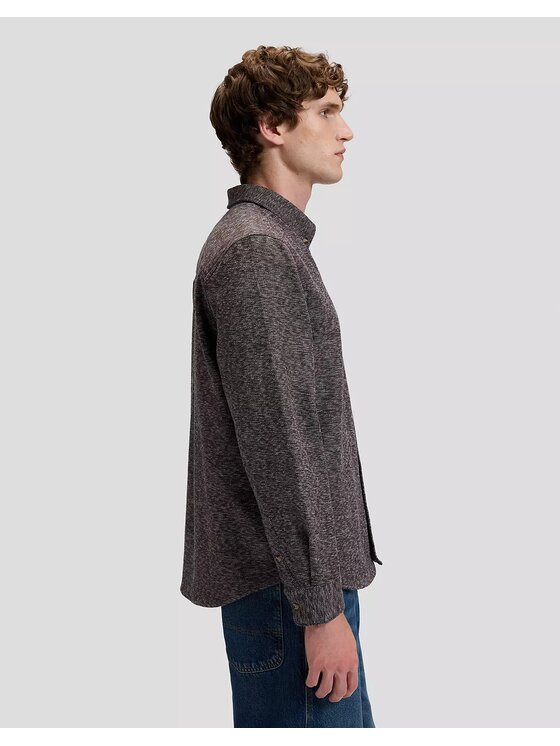 Lee Lee Koszula WORKWEAR BUTTON DOWN Brązowy Relaxed Fit