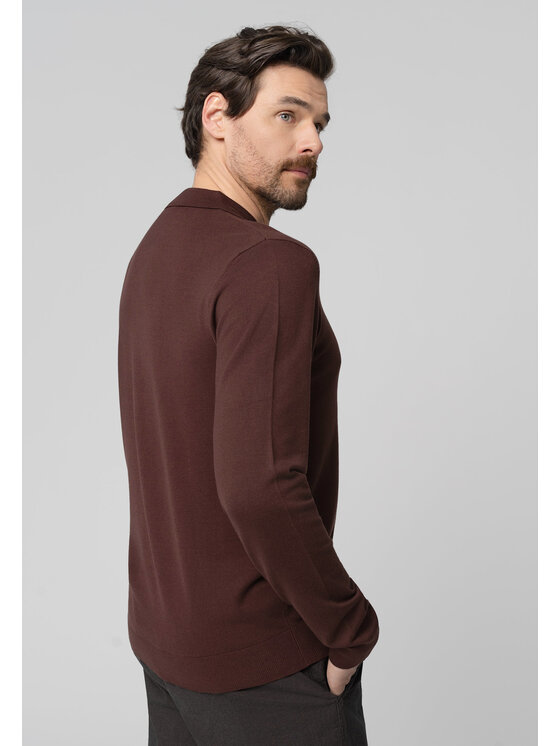Volcano Volcano Sweter S-MARIO Fioletowy Regular Fit