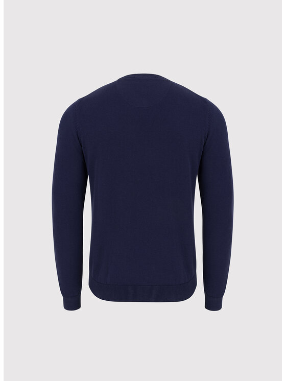 Pako Lorente Pako Lorente Sweter P26WN-2X-010 Granatowy Straight Fit