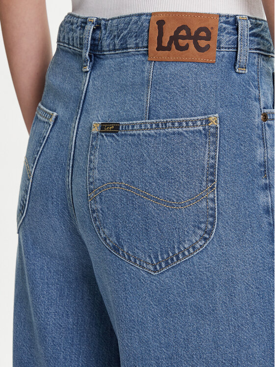 Lee Lee Jeans hlače Stella 112371455 Modra Wide Leg