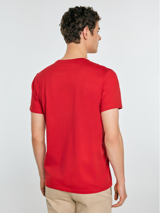 BIG STAR BIG STAR T-Shirt SERS Czerwony Basic Fit