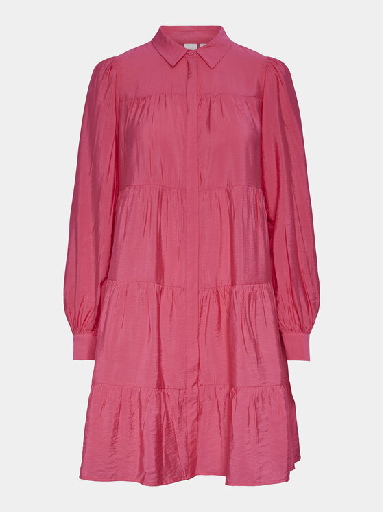 YAS YAS Srajčna obleka Pala 26030720 Roza Loose Fit