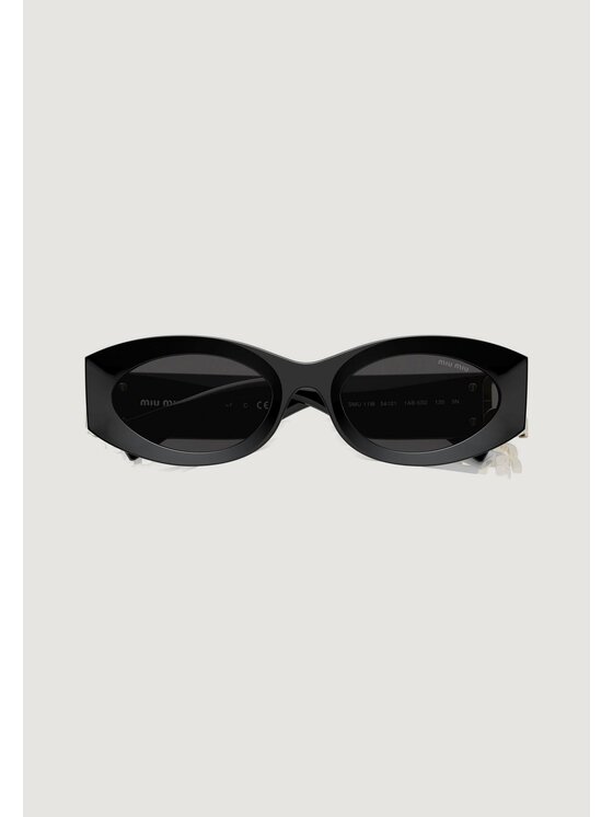 Miu Miu Miu Miu Okulary przeciwsłoneczne 0MU 11WS Czarny