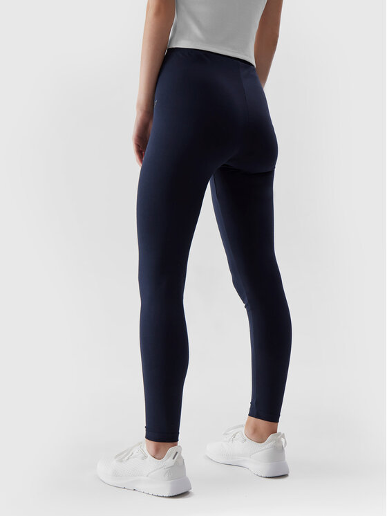 4F 4F Leggings 4FAW23TTIGF108 Sötétkék Regular Fit