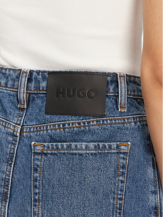 HUGO HUGO Farmer szoknya Getina_2 50539762 Kék Regular Fit