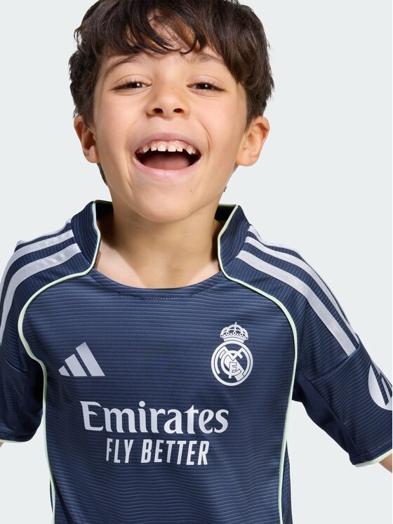 adidas adidas Komplet sportowy Real Madrid 25/26 Away Mini Kit Kids Niebieski jasny Regular Fit