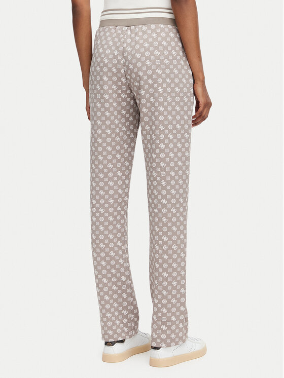 Guess Guess Teplákové nohavice V5YB20 KB212 Svetlo hnedá Regular Fit