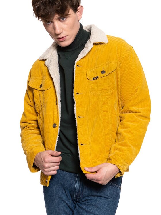 Lee Lee Giubbotto invernale SHERPA RIDER Giallo Regular Fit