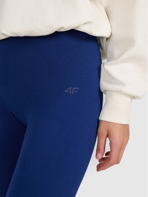 4F 4F Leggings 4FWMM00TTIGF195-031S Blu scuro Slim Fit