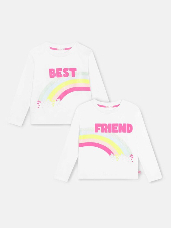 Billieblush Billieblush 2er-Set Blusen U15B94 Écru Regular Fit