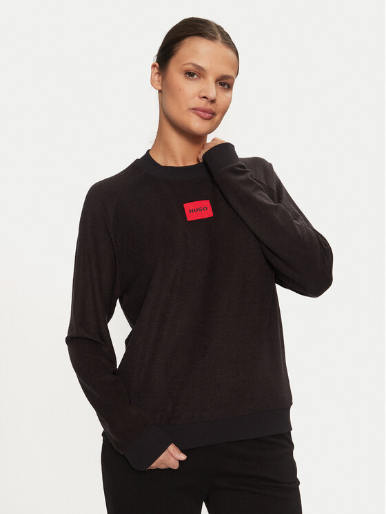 HUGO Hugo Pulover Snoozie 50523414 Negru Regular Fit
