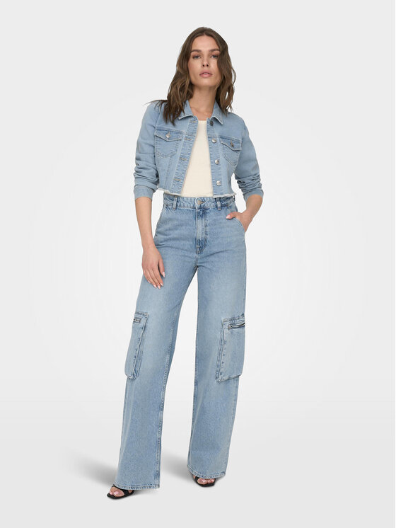 ONLY ONLY Kurtka jeansowa Wonder 15256098 Niebieski Regular Fit