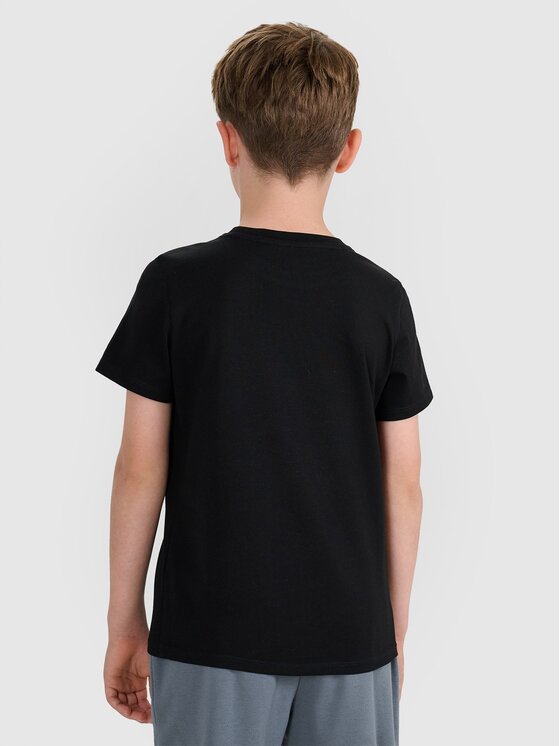 4F 4F T-Shirt 4FJWMM00TTSHM2330 Černá Regular Fit