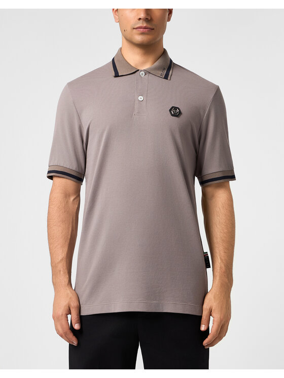 PHILIPP PLEIN PHILIPP PLEIN Polo 31372 Beige Slim Fit