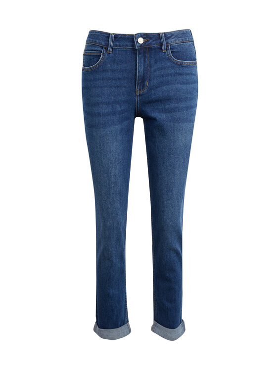 Orsay Orsay Jeansy 1000190548000__42 Niebieski Boyfriend Fit