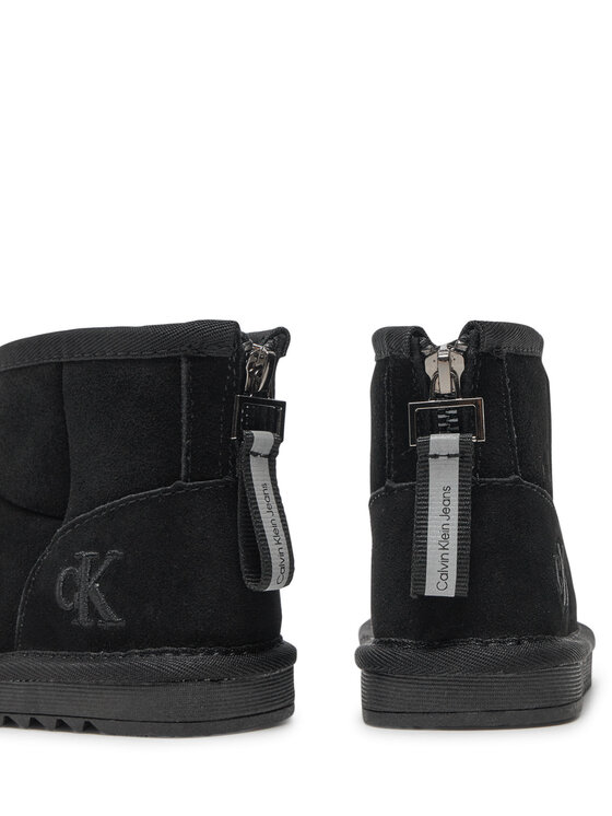 Calvin Klein Jeans Calvin Klein Jeans Μπότες Χιονιού Fur Boot V3A5-81036-0187 M Μαύρο