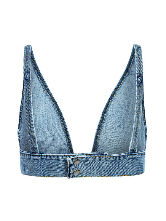 MissDenim MissDenim Biustonosz top Denim Top Niebieski Basic Fit