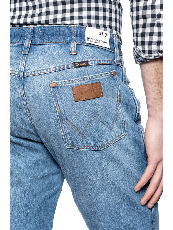 Wrangler Wrangler Jeans GREENSBORO Blu Straight Fit