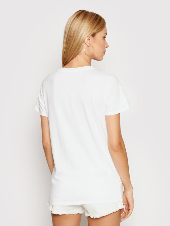 T-shirt Beach Logo W1YI77 R1310 Bianco Regular Fit...