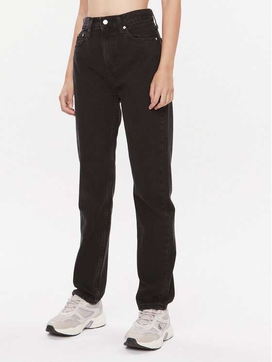 Calvin Klein Jeans Calvin Klein Jeans Džínsy Authentic J20J221759 Čierna Straight Fit
