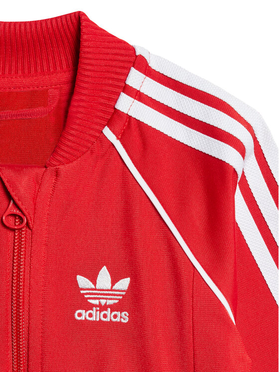 adidas adidas Dres adicolor SST IX7623 Czerwony Regular Fit