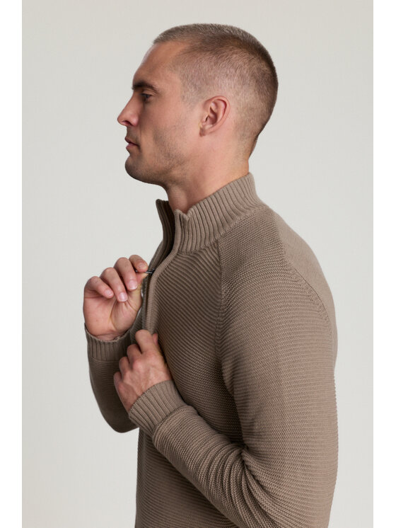 Próchnik Próchnik Sweter PM20 SW073226000069 Beżowy Regular Fit