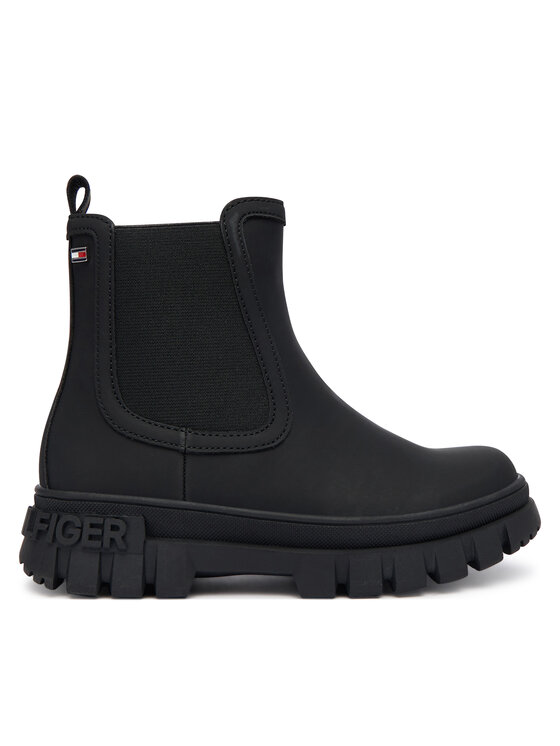 Tommy Hilfiger Tommy Hilfiger Čizme T3X5-34130-1355999 S Crna